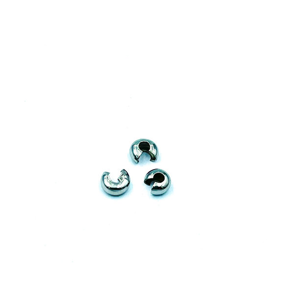Edelstahl - Kaschier - Perlen, Ø 4,5mm, 20 Stück